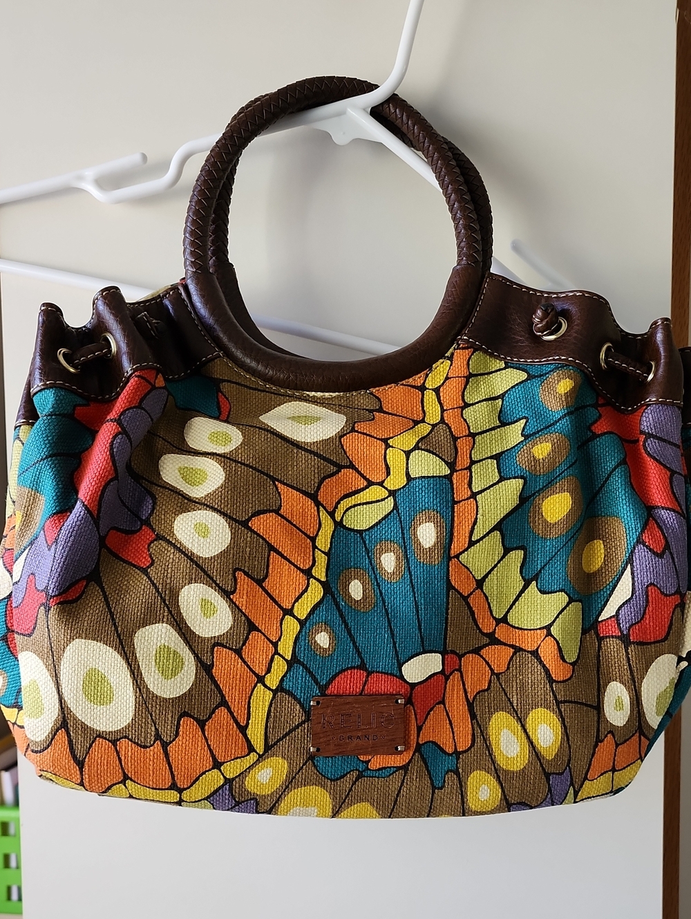 Relic Fabric Print Satchel